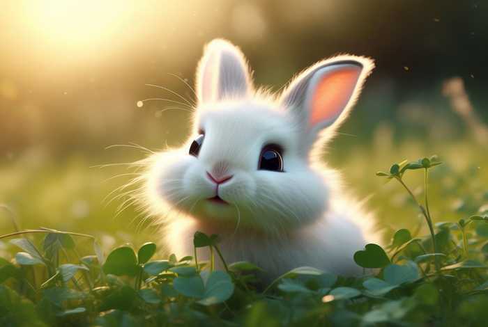 描写兔子的一段话、二年级描写兔子的一段话