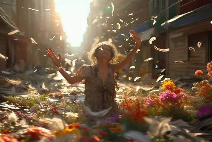 生活即使一地鸡毛（生活即使一地鸡毛,内心也要繁花似锦）