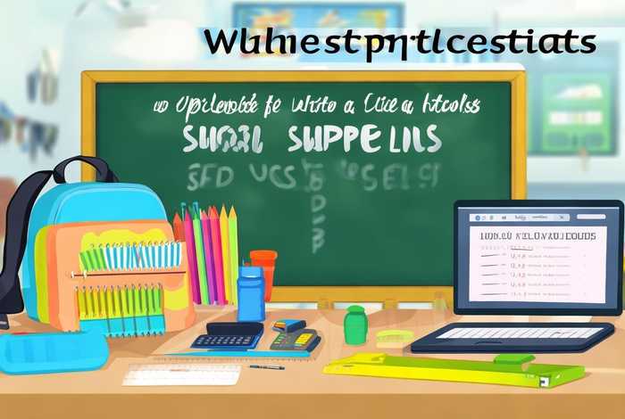 上学生活用品必买清单（上学生活用品必买清单怎么写）