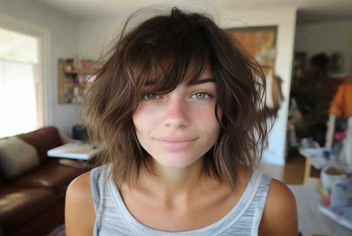 女生生活照普通 女生生活照普通发型图片