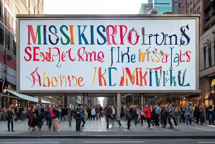 生活中易错的字广告牌（生活中的易错字广告牌图片）