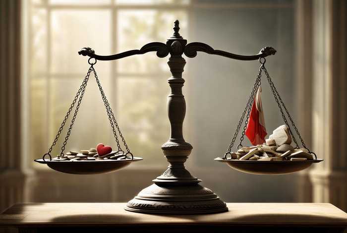 生活的天平永远不会向你倾斜；生活的天平永远不会向你倾斜什么意思