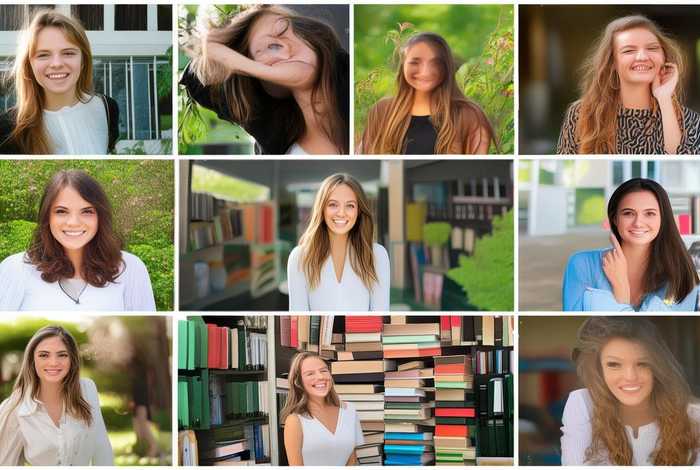 女大校花生活照，女大校花生活照片大全