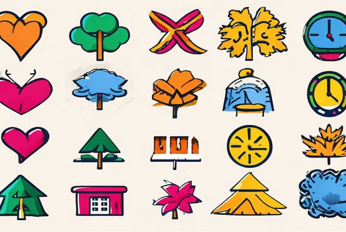 生活标志图案大全；生活标志图案大全简笔画