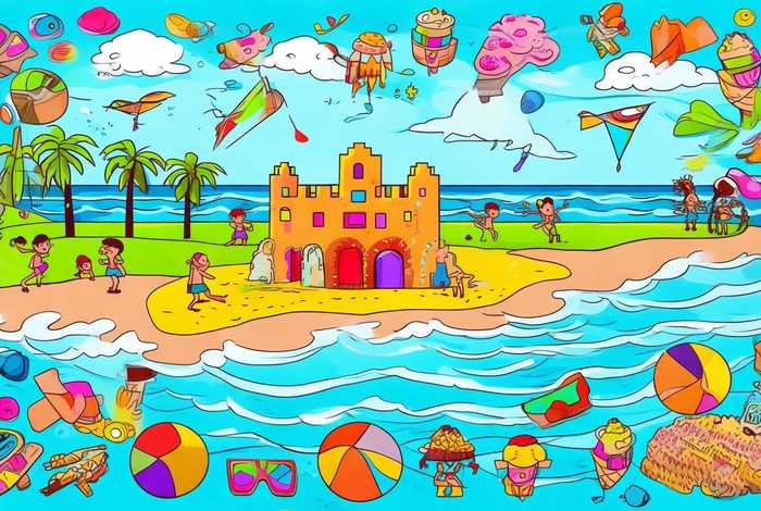 手抄报《暑假生活》 - 手抄报《暑假生活》图片