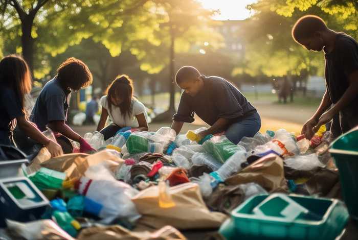 清理生活垃圾；清理生活垃圾图片