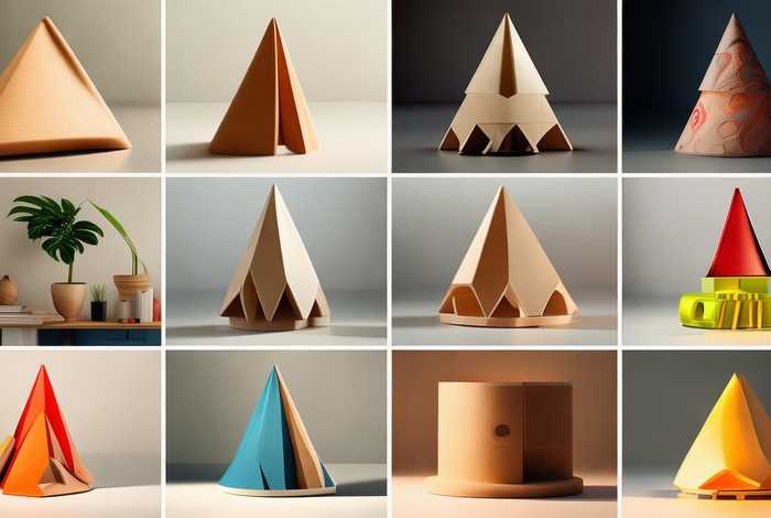 生活用品创意设计 - 生活用品创意设计锥形图纸