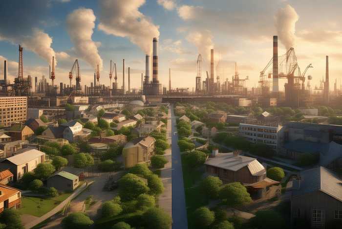 生活区规划图工业用地；工业区跟生活区的划分