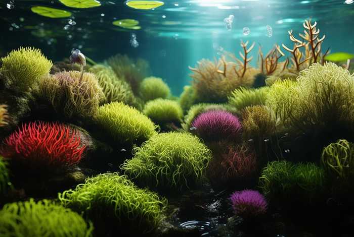 生活在水里的植物；生活在水里的植物都是藻类吗