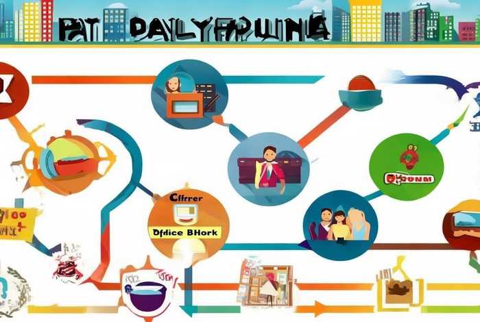 日常生活流程图；日常生活流程图模板