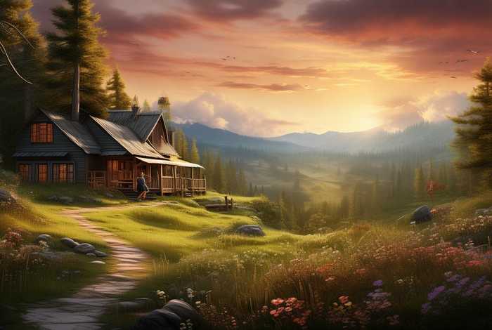 山里逍遥生活，大山里的逍遥生活