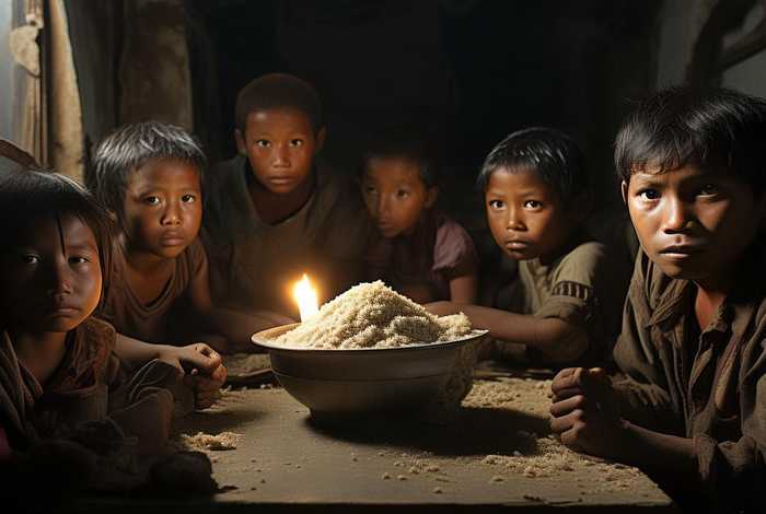 生活条件差 饭吃不饱 - 生活条件差 饭吃不饱的句子