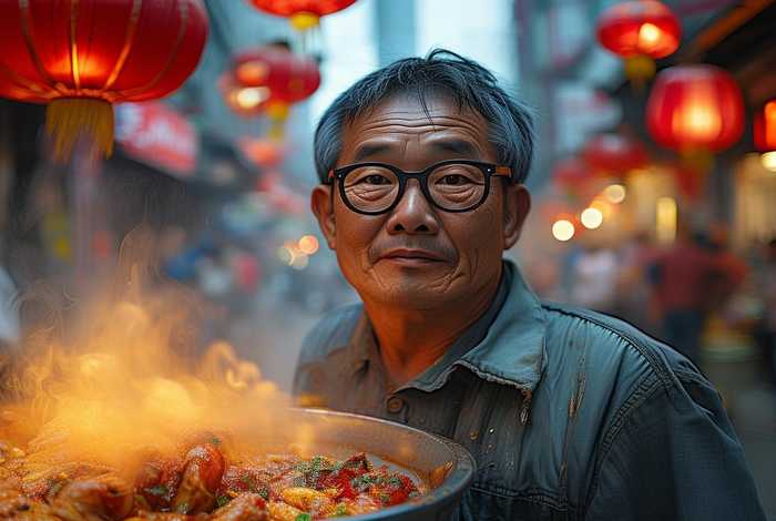 生活麻辣烫左眼镜相亲记，重庆生活麻辣烫左眼镜照片