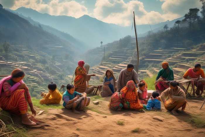 尼泊尔人的生活、尼泊尔人的生活图片