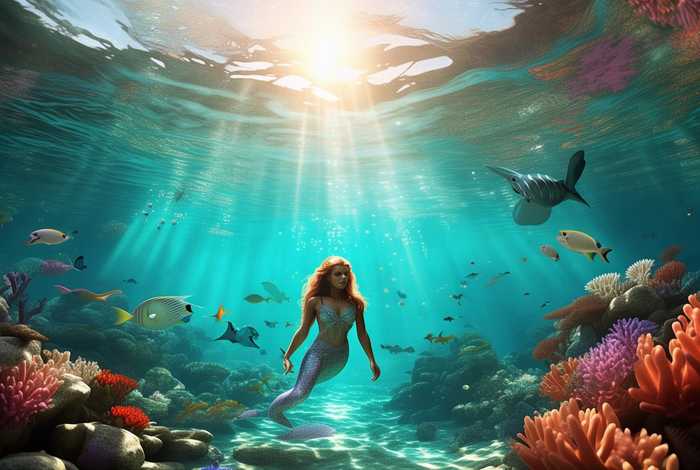 美人鱼生活在哪里呢、美人鱼生活在哪里呢英语