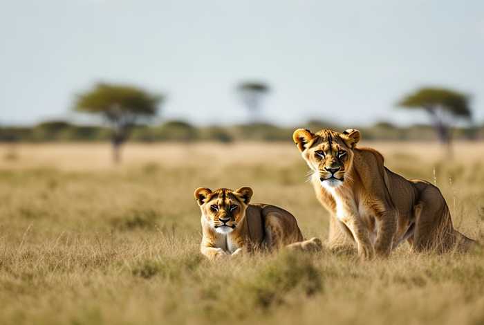 母狮生活了小狮子怎么去捕猎 - 母狮生活了小狮子怎么去捕猎呢