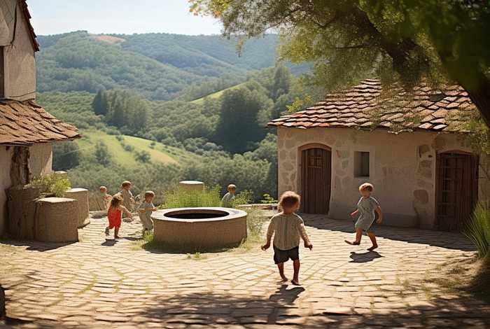 描写童年生活地方的句子；描写童年生活地方的句子摘抄