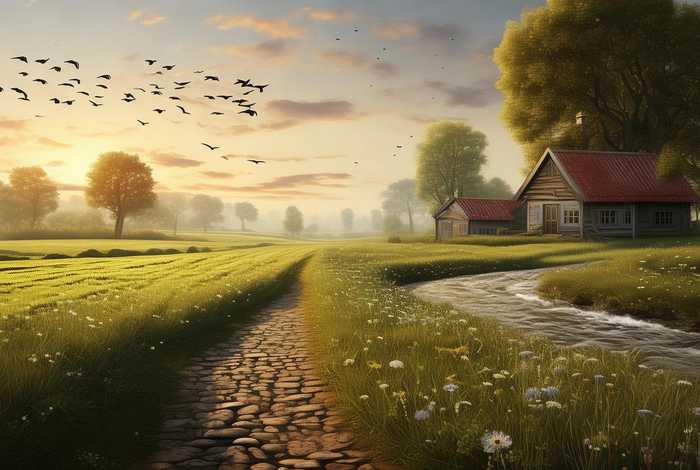 描述农村生活的诗句；描述农村生活的诗句唯美