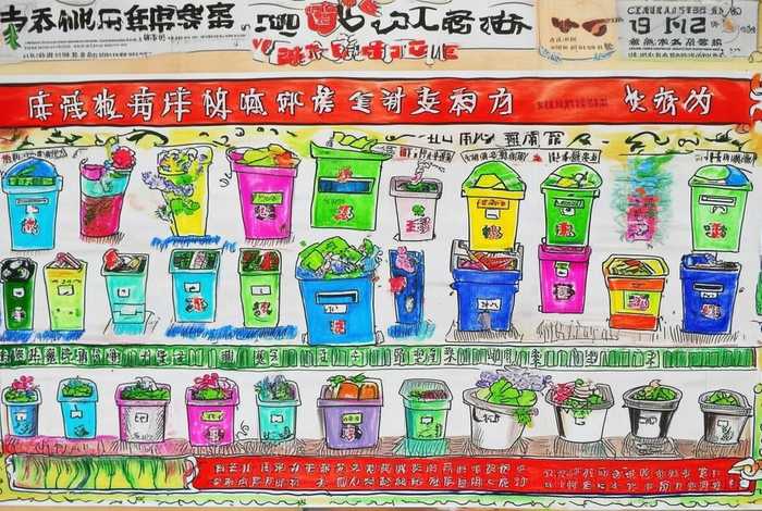 生活垃圾分类手抄报图片，生活垃圾分类手抄报图片 一等奖