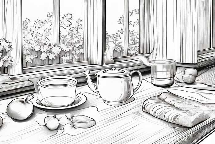 生活静物线描画图片（生活静物线描画图片大全）