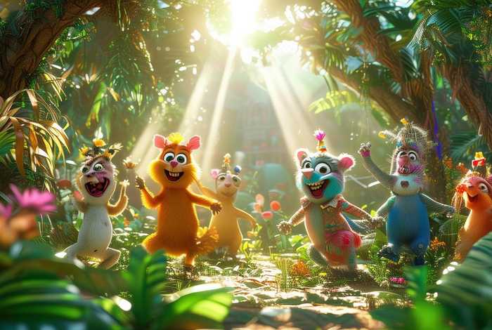 热带雨林的爆笑生活跳舞，热带雨林的爆笑生活tv