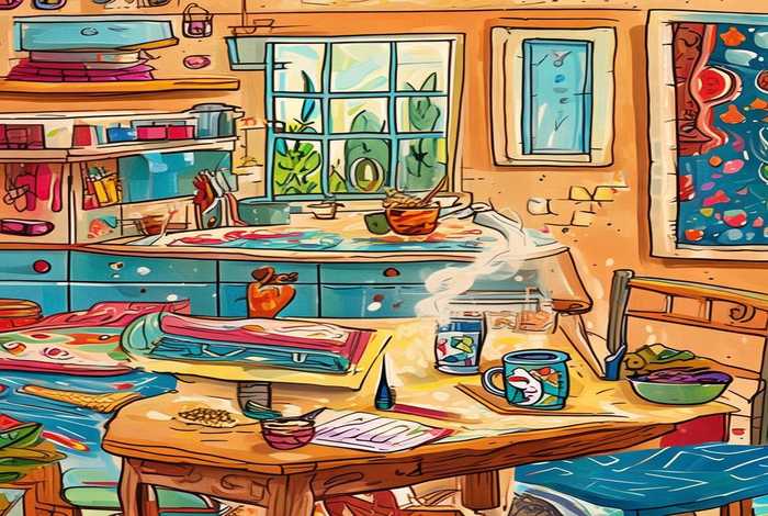 手绘生活画；手绘生活插画