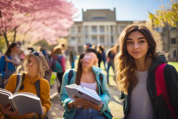女大学生的生活丰富多彩（女大学生的校园生活）