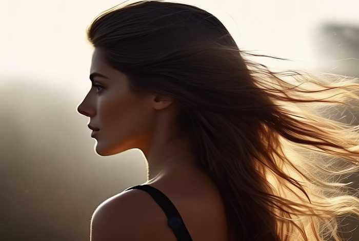 生活美女背影图片长发，生活美女背影图片长发头像