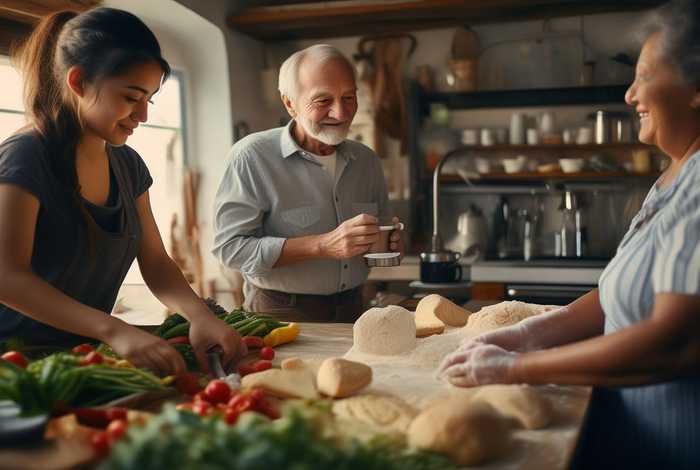 三人一日生活 三人的一次日常生活