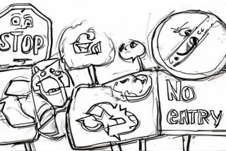 生活中的常见标志照片图片，生活中的常见标志照片图片简笔画