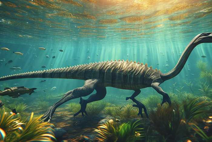 什么恐龙生活在水里；有什么恐龙可以在水里面生活