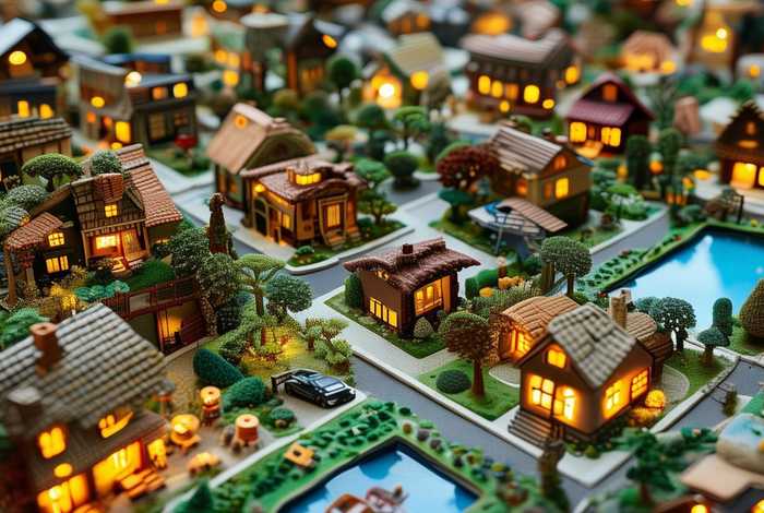 生活模型制作手工作品图片；生活模型制作手工作品图片大全