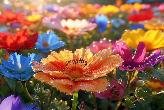 生活就像五颜六色的花朵绚烂迷人、生活就像五颜六色的花朵绚烂迷人什么意思