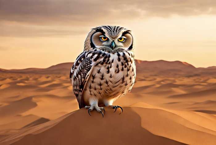 生活在沙漠的猫头鹰；生活在沙漠的猫头鹰叫什么