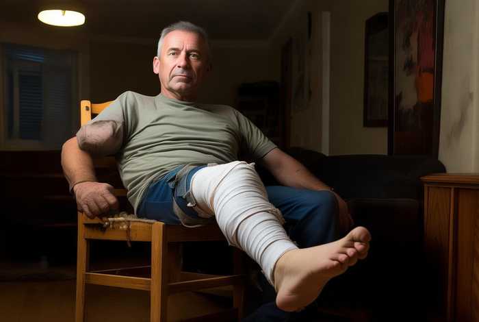 生活照腿 生活照腿受伤图片大全