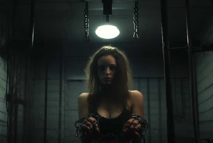 女囚犯镣铐 女囚犯镣铐挂起来 女囚犯镣铐 女囚犯镣铐挂起来