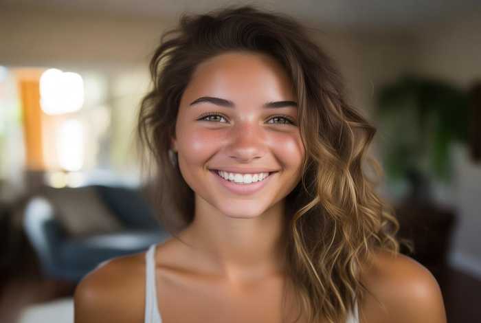 女生素颜生活照图片，女生素颜生活照图片高清