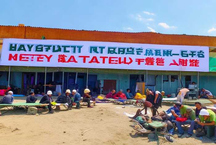 施工现场工人生活区标语；施工现场工人生活区标语怎么写