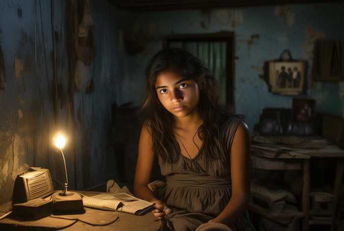 生活条件差英语；生活条件差的英语