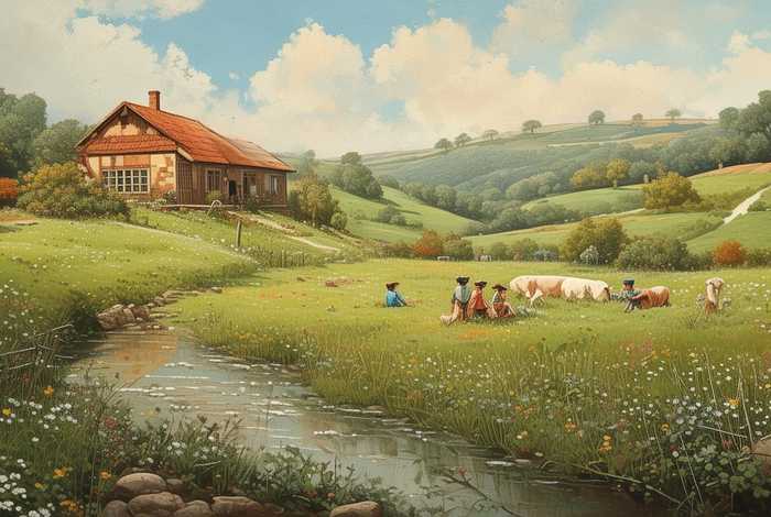 惬意的田园生活乡村（惬意的田园生活乡村生活作文）