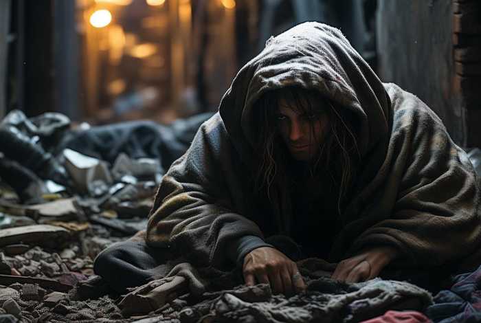 生活狼狈不堪照片 生活狼狈不堪照片图片