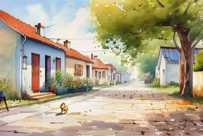 生活水彩画图片；生活水彩画图片简单