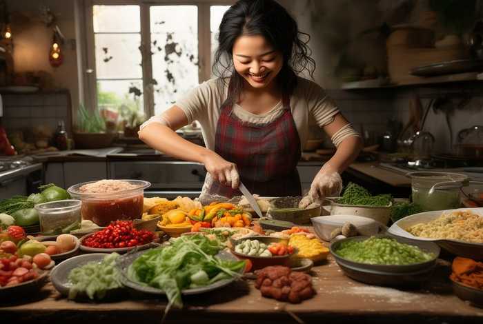 美玲的生活状态，美玲的美食生活