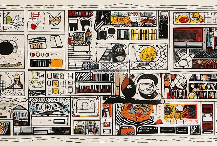 生活中的点线面简笔画，生活中的点线面照片 图画