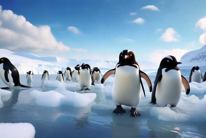 企鹅怎么生活的、给我介绍企鹅是怎么生存的