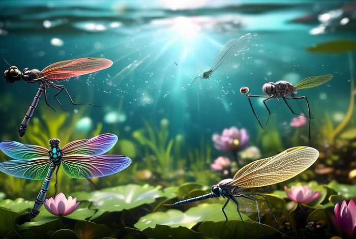 生活在水里的昆虫图片（生活在水里的昆虫图片大全）