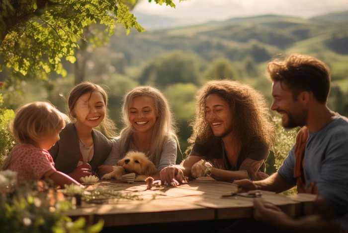 描绘幸福生活，描绘幸福生活绘画