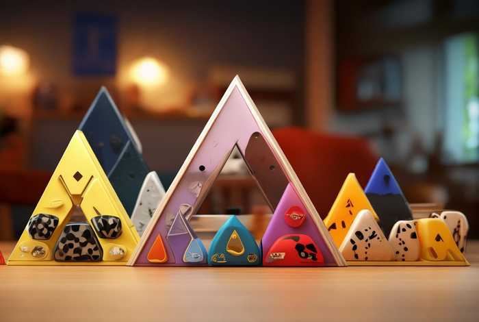 生活中常见的三角形类型；生活中常见的三角形的物品图片