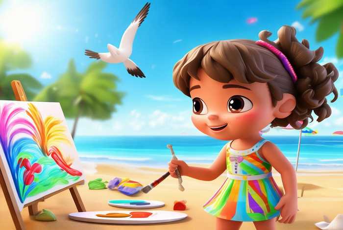 暑假生活美术画 - 暑假生活美术画简单