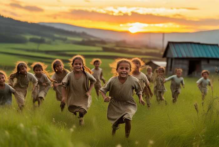 农村儿童生活作文，农村儿童的生活作文